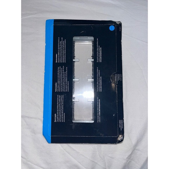 NEW Adorne AWP4GHY4 Wall Plate 362803 4 Gang Honey Screwless Housing Lighting - Picture 2 of 2